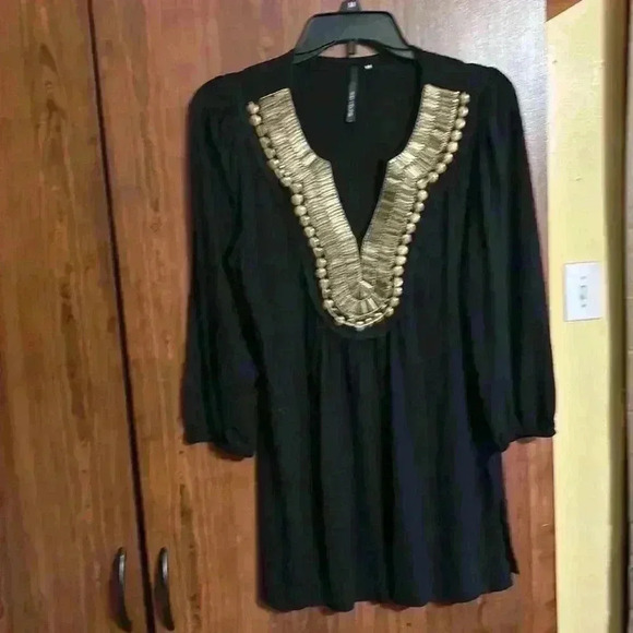 Kay Celine Medium Tunic Black Metal trim - Picture 5 of 8